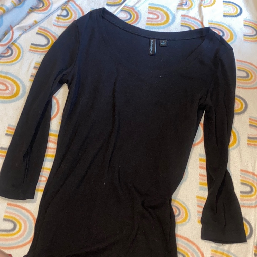 COPY - cynthia rowley black midsleeve